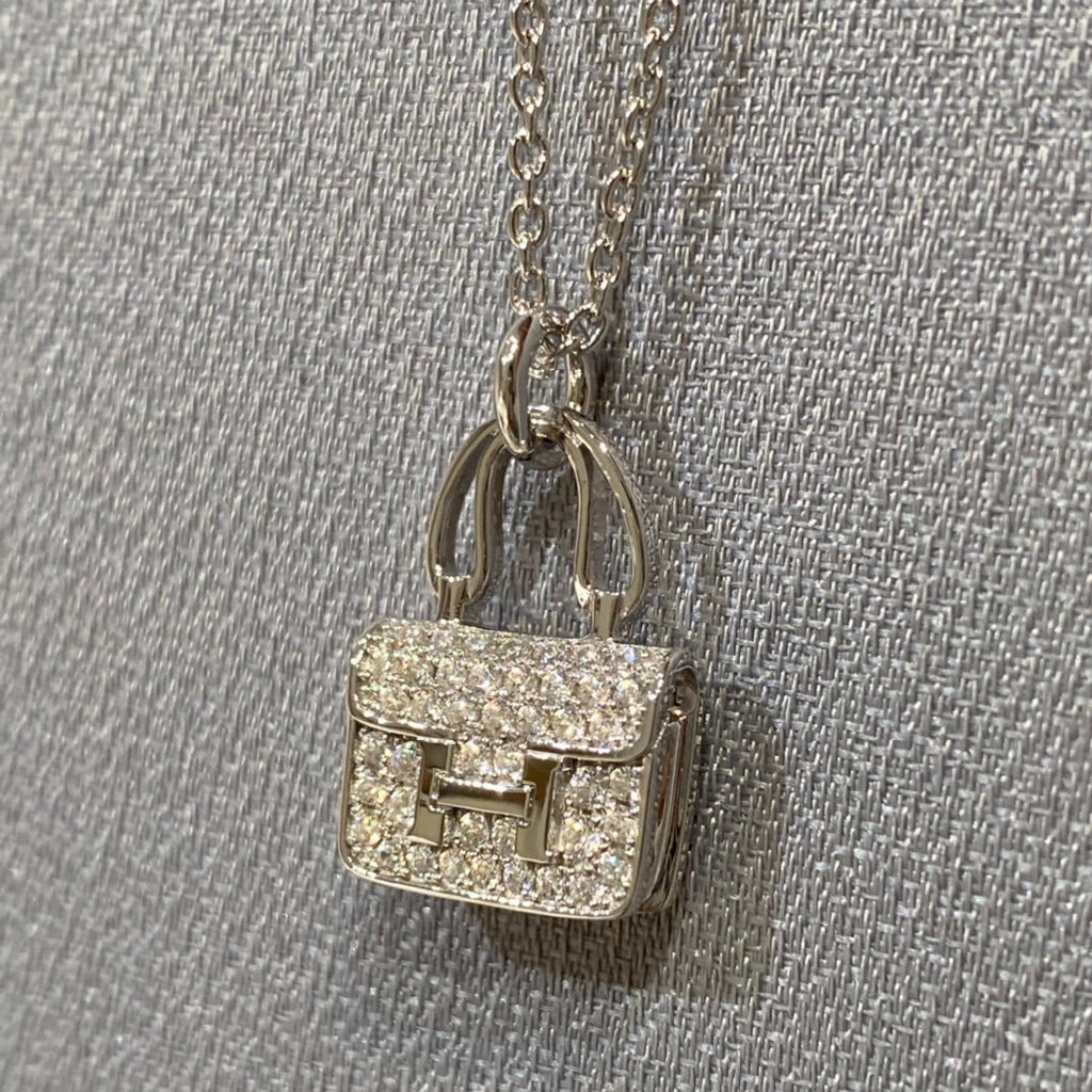 [LUXE JEWELRY]CONSTANCE PEDANT DIAMOND NECKLACE