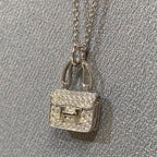 [LUXE JEWELRY]CONSTANCE PEDANT DIAMOND NECKLACE
