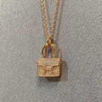 [Luxe]CONSTANCE PEDANT DIAMOND NECKLACE