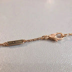 [LUXE JEWELRY]PERLEE PEDANT NECKLACE GOLD / ROSE GOLD