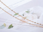 [LUXE JEWELRY]ECHAPPEE NECKLACE PINK GOLD
