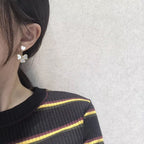 [LUXE JEWELRY]CLOVER SWEET WHITE MOP EARRINGS