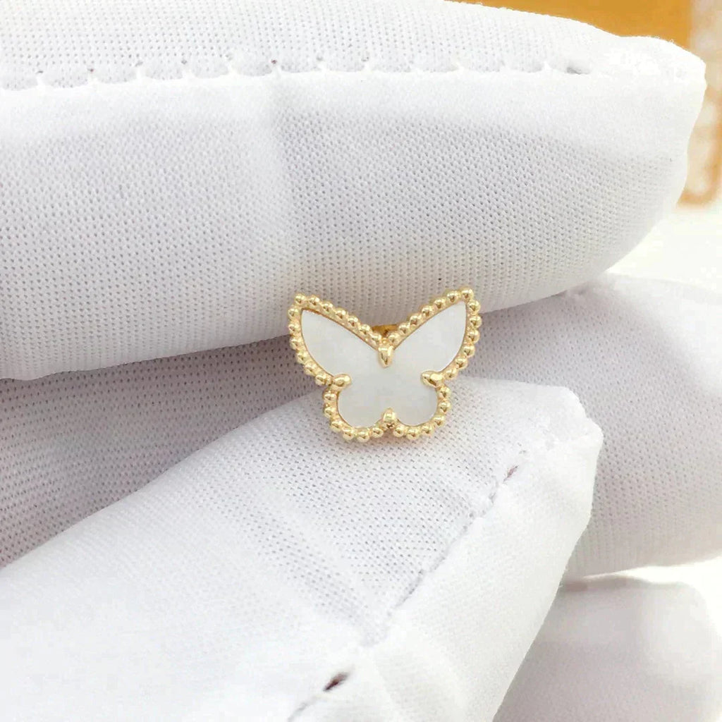[LUXE JEWELRY]SWEET BUTTERFLY MOP EARSTUDS