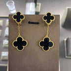 [Luxe]CLOVER 2 MOTIFS  EARRINGS (MULTIPLE CHOICESC