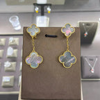 [LUXE JEWELRY]CLOVER 2 MOTIFS  EARRINGS (MULTIPLE CHOICESC