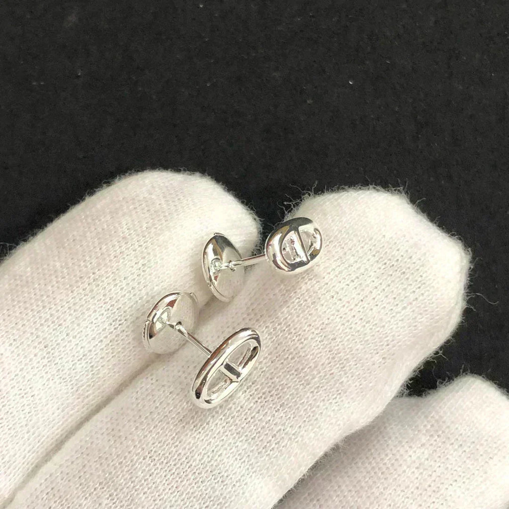 [LUXE JEWELRY]CHAINE SMALL EARRINGS GOLD AND SILVER