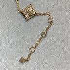 [LUXE JEWELRY]STAR AND SUN 4 MOTIFS GOLD DIAMONDS BRACELET
