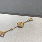 [LUXE JEWELRY]STAR AND SUN 4 MOTIFS GOLD DIAMONDS BRACELET
