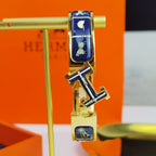 [LUXE JEWELRY]H COUVERTURES DARK BLUE BRACELET