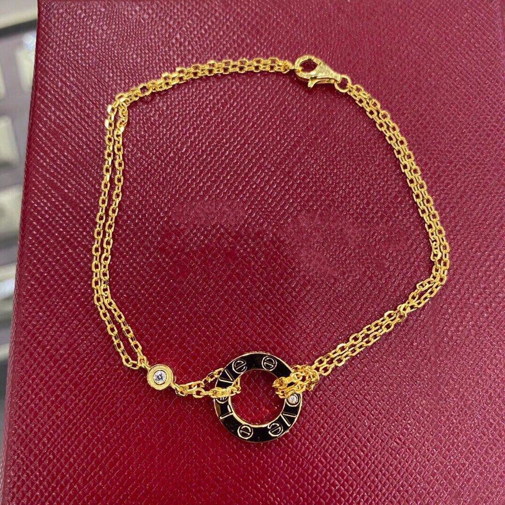 [LUXE JEWELRY] LOVE BRACELET 2 DIAMOND