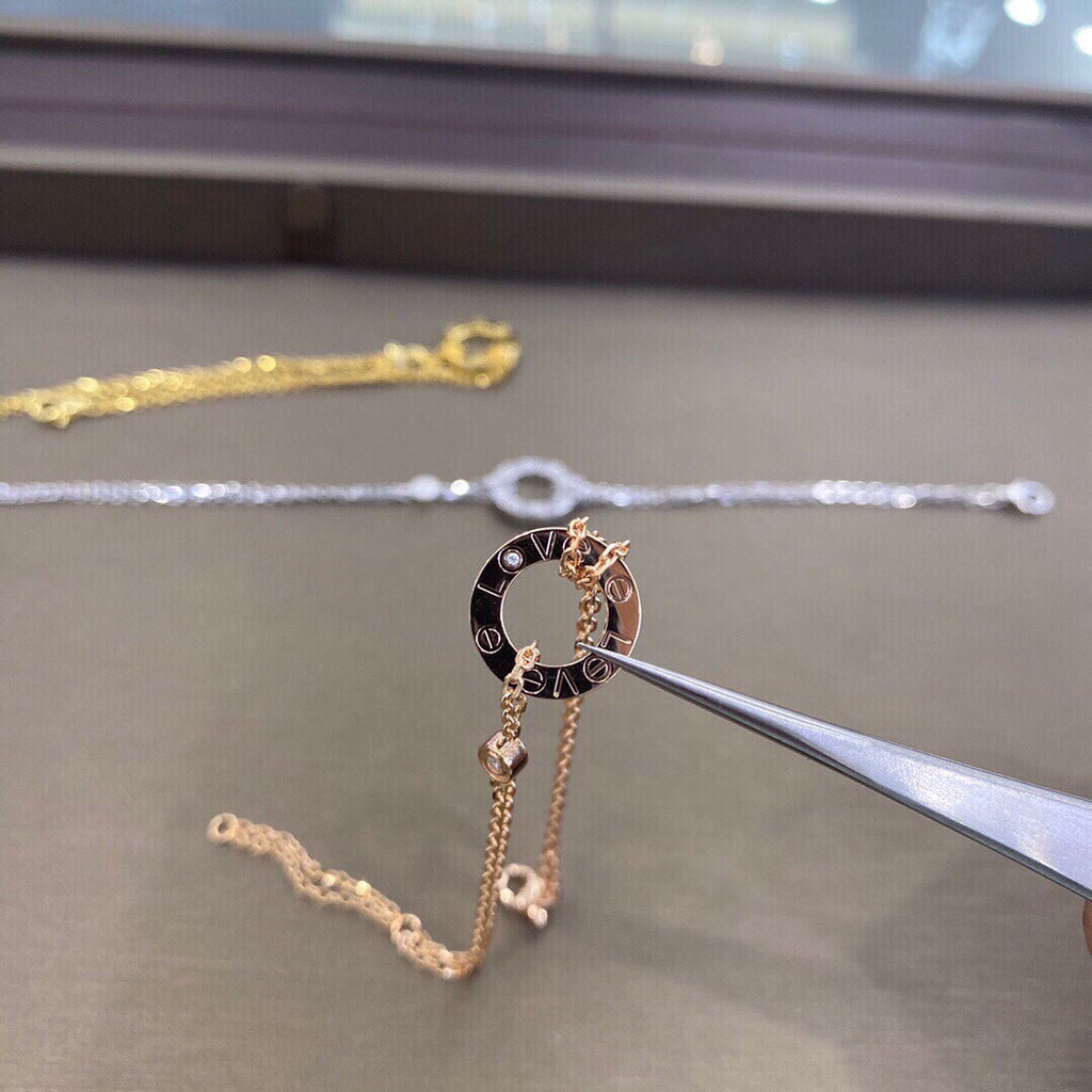 [LUXE JEWELRY] LOVE BRACELET 2 DIAMOND