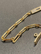 [LUXE JEWELRY]CHAINE BRACELET SMALL MODEL DIAMOND