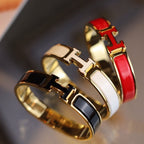 [LUXE JEWELRY]H BRACELET 12MM GOLD