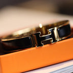 [LUXE JEWELRY]H BRACELET 12MM GOLD