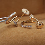 [LUXE JEWELRY] JUSTE FULL DIAMOND SMALL EARRINGS