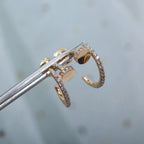 [LUXE JEWELRY] JUSTE FULL DIAMOND SMALL EARRINGS