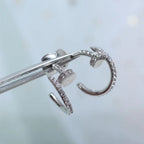 [LUXE JEWELRY] JUSTE FULL DIAMOND SMALL EARRINGS