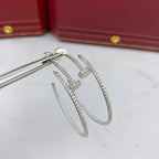 [LUXE JEWELRY] JUSTE FULL DIAMOND LARGE EARRINGS