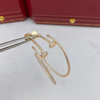 [LUXE JEWELRY] JUSTE FULL DIAMOND LARGE EARRINGS