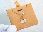 [LUXE JEWELRY]AMULETTE PEDANT ROSE GOLD NECKLACE