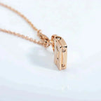 [LUXE JEWELRY]AMULETTE PEDANT ROSE GOLD NECKLACE