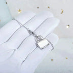 [LUXE JEWELRY]AMULETTE PEDANT SILVER NECKLACE