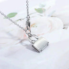 [LUXE JEWELRY]AMULETTE PEDANT SILVER NECKLACE
