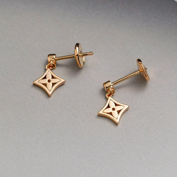 [LUXE JEWELRY]STAR EARRINGS GOLD