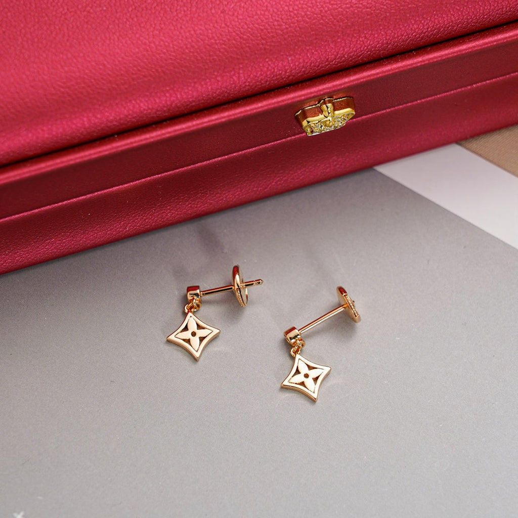 [LUXE JEWELRY]STAR EARRINGS GOLD