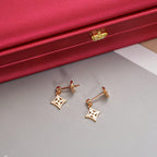 [LUXE JEWELRY]STAR EARRINGS GOLD