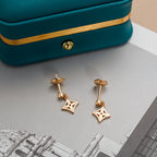 [LUXE JEWELRY]STAR EARRINGS GOLD
