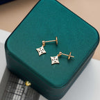 [LUXE JEWELRY]STAR EARRINGS GOLD