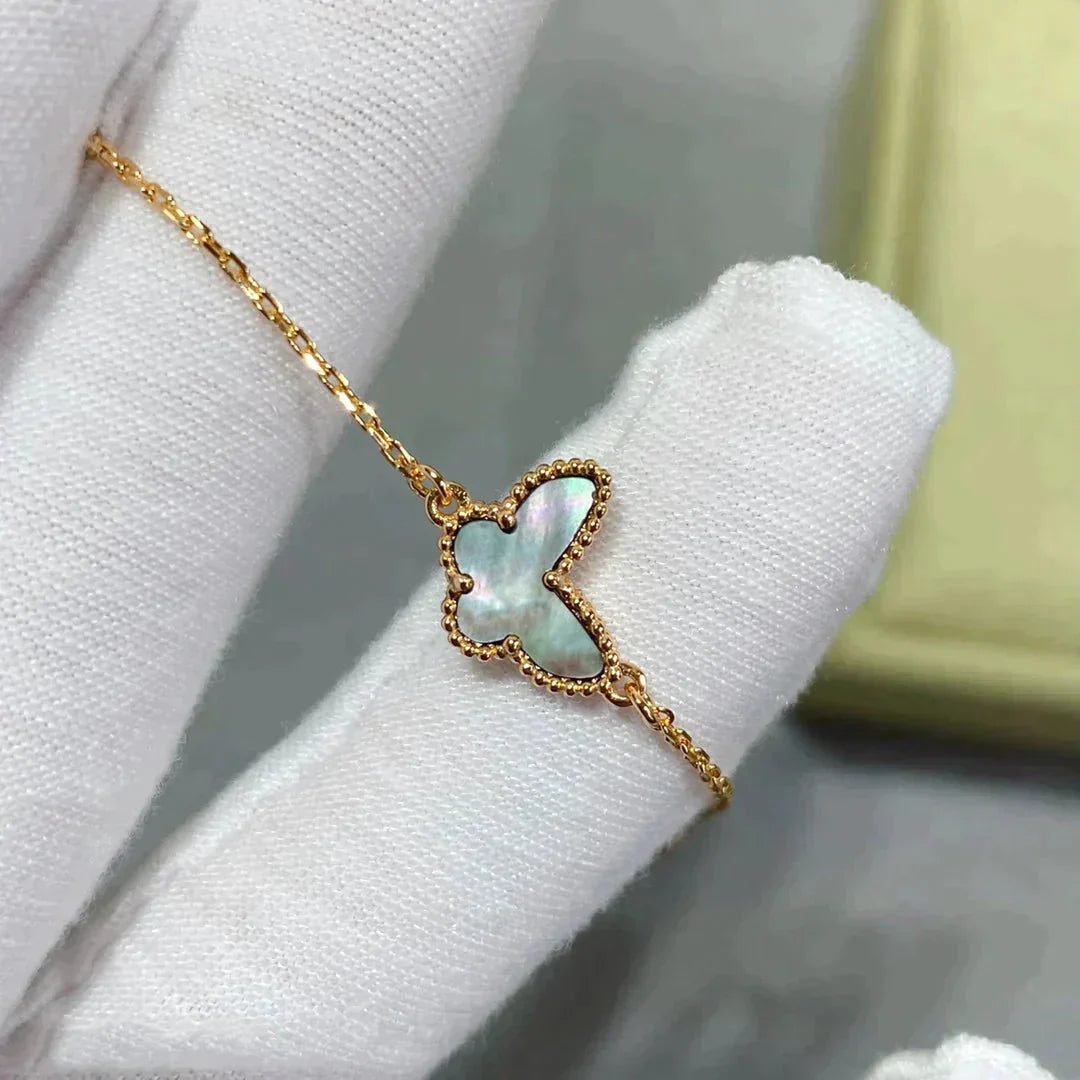[LUXE JEWELRY]BUTTERFLY DARK MOP BUTTERFLY BRACELET