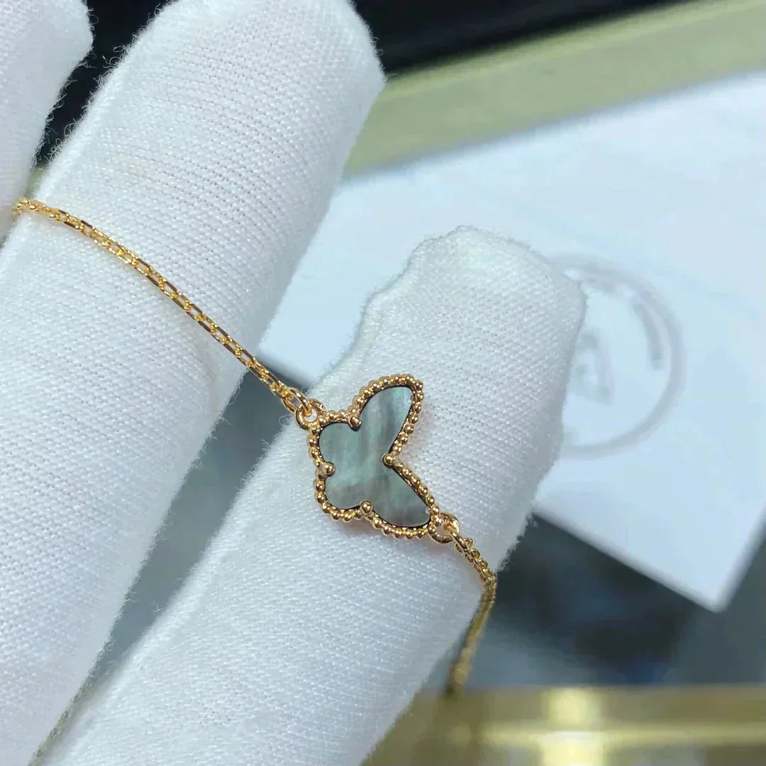 [LUXE JEWELRY]BUTTERFLY DARK MOP BUTTERFLY BRACELET