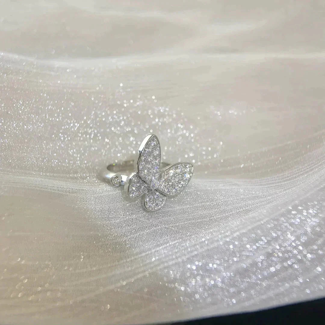 [LUXE JEWELRY]BUTTERFLY DIAMOND RING