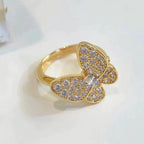 [LUXE JEWELRY]BUTTERFLY DIAMOND RING