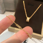[LUXE JEWELRY]PERLEE DIAMOND NECKLACE