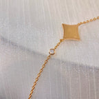 [LUXE JEWELRY]COLOR STAR CARNELIAN PINK GOLD DIAMOND BRACELET