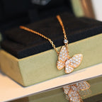 [LUXE JEWELRY]BUTTERFLY DIAMOND NECKLACE