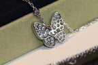 [LUXE JEWELRY]BUTTERFLY DIAMOND NECKLACE