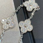 [LUXE JEWELRY] CLOVER 5 MOTIF FULL DIAMOND BRACELET COLLECTION