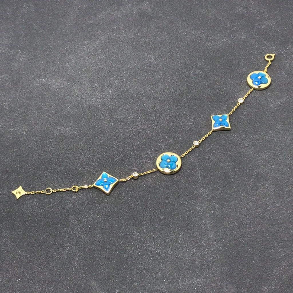 [LUXE JEWELRY]STAR AND SUN TURQUOISE 4 MOTIFS 3 DIAMONDS