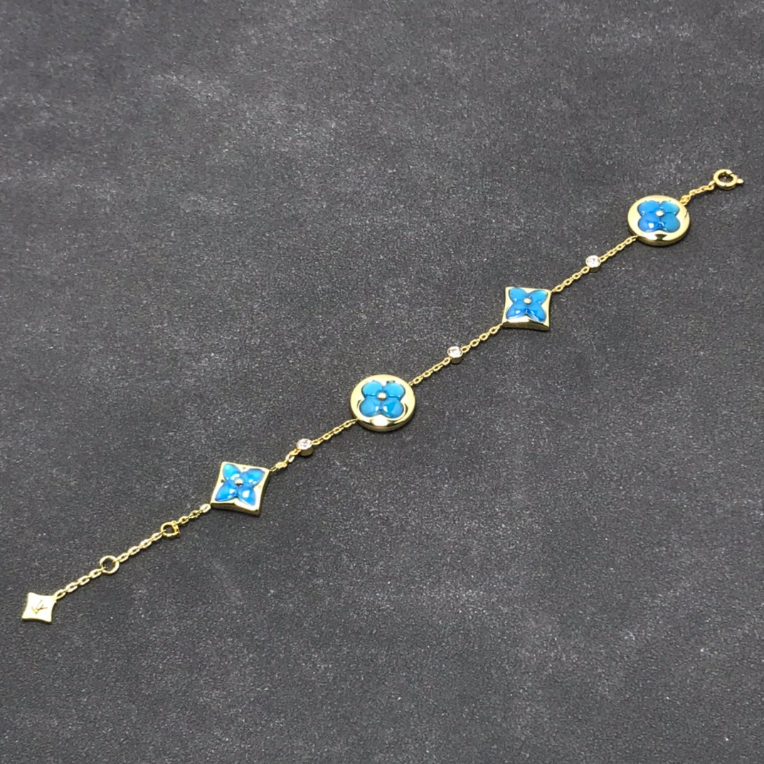 [LUXE JEWELRY]STAR AND SUN TURQUOISE 4 MOTIFS 3 DIAMONDS