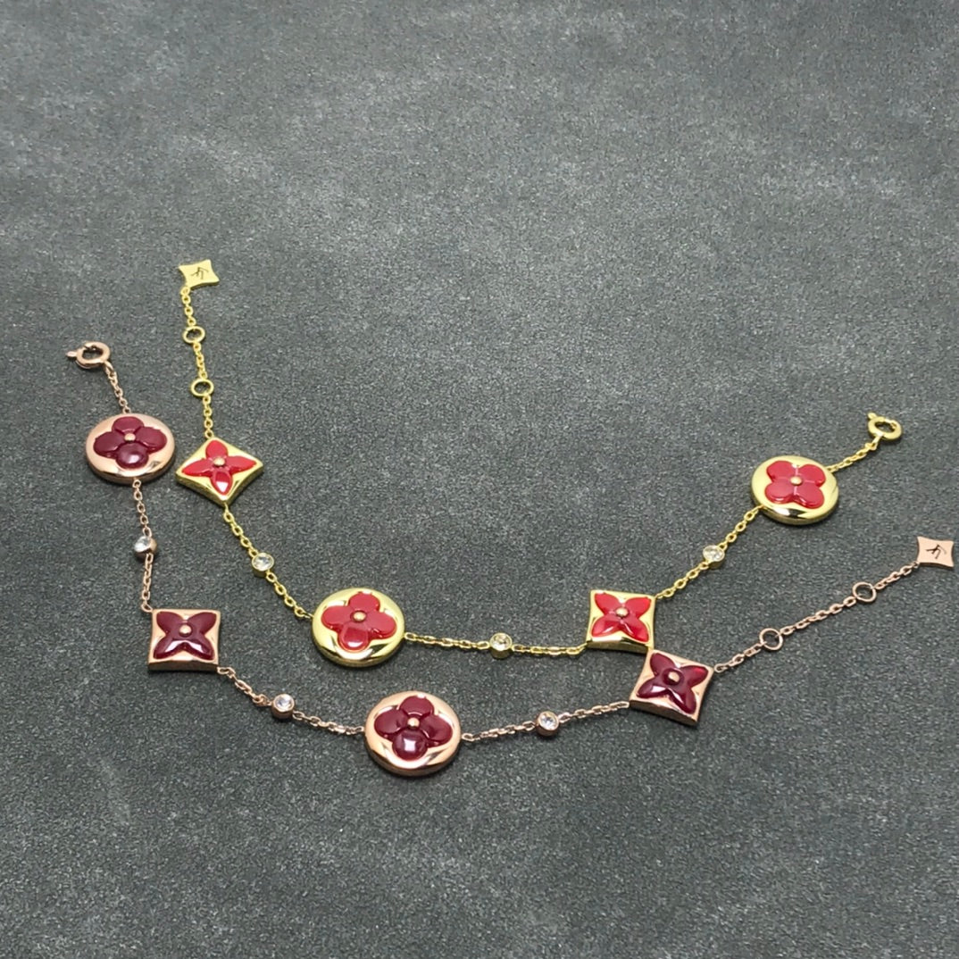 [LUXE JEWELRY]STAR AND SUN CARNELIAN 4 MOTIFS 3 DIAMONDS