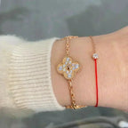 [LUXE JEWELRY] CLOVER 5 MOTIF FULL DIAMOND BRACELET COLLECTION