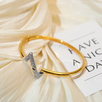 [LUXE JEWELRY]VOLTE UPSITE DOWN GOLD DIAMOND BRACELET