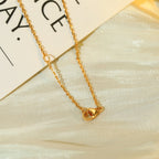 [LUXE JEWELRY]VOLT SILVER DIAMOND PEDANT NECKLACE