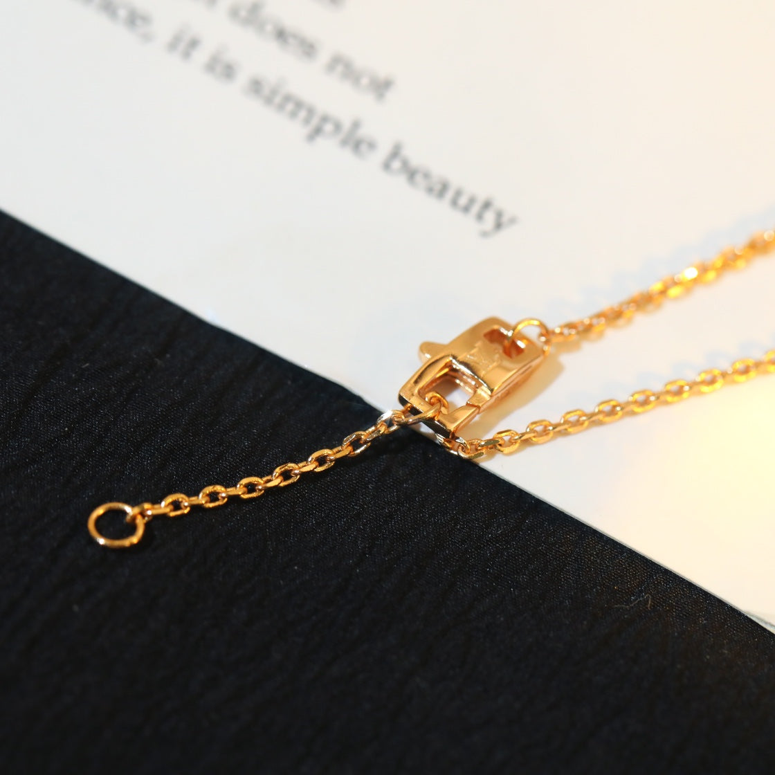 [LUXE JEWELRY]STAR AND SUN DIAMOND PINK GOLD NECKLACE