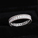 [LUXE JEWELRY]PERLEE DIAMOND SILVER RING