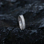[LUXE JEWELRY]PERLEE DIAMOND SILVER RING